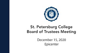 Board Of Trustees Meeting: 12/15/20