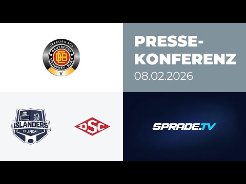 08.02.2026 - Pressekonferenz - EV Lindau Islanders vs. Deggendorfer SC