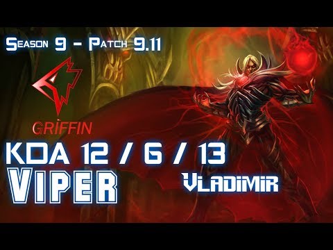 GRF Viper VLADIMIR vs KAI'SA ADC - Patch 9.11 KR Ranked