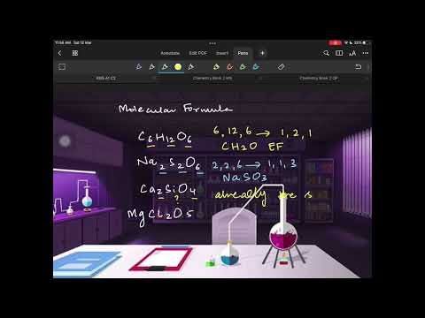 Moles 10 — Empirical Formulae