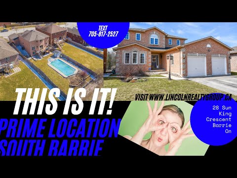 28 sun king crescent in Barrie for sale! Real Estate in Barrie