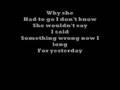 Yesterday By the Beatles with lyrics 