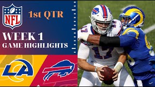 Buffalo Bills vs Los Angeles Rams Full Highlights 1st Qtr | NFL Season 2022 Week 1 opener