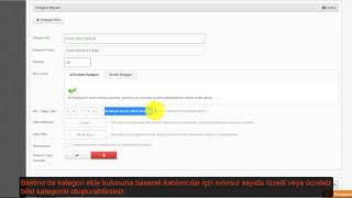 Biletino'da Etkinlik Oluşturma