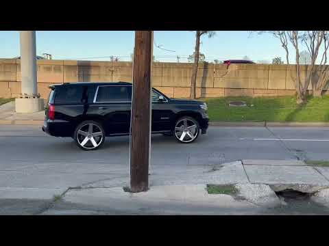 26'' DUB BALLER CHROME ON A TAHOE 🔥🔥🔥