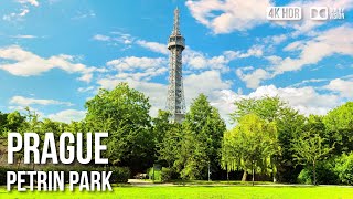 Petrin Park, Prague - 🇨🇿 Czech Republic [4K HDR] Walking Tour