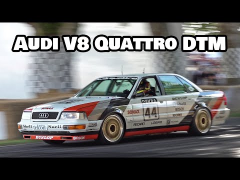 1992 Audi V8 Quattro DTM - Pure Engine Sounds @ Goodwood Festival of Speed