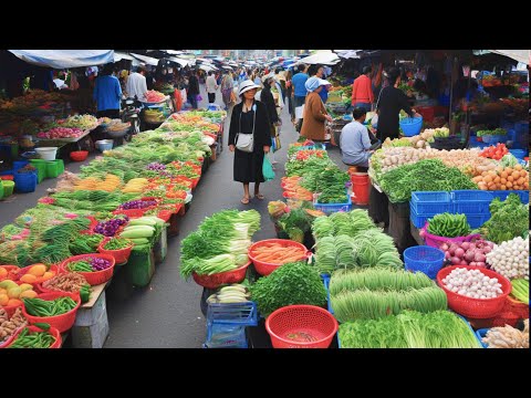 Cambodia's Hidden Food Paradise, Bustling Morning Markets and Night Street Food Feasts!