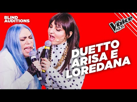 Arisa e Loredana DUETTANO sulle note de “La Notte” | The Voice Kids Italy