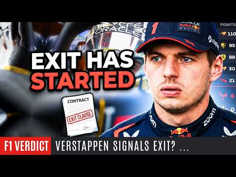Verstappen's F1 Exit Has Already Started