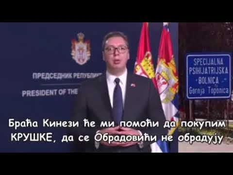 Vučićev govor - prevod s kineskog