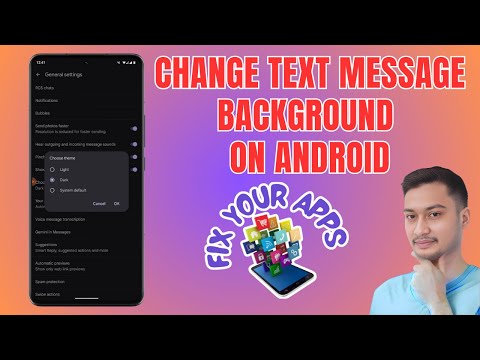 How to Change Text Message Background on Android