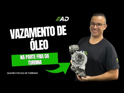 Oil leak on the cold part of the turbine