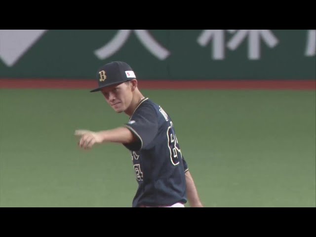 【8回裏】一二塁間の打球をダイビングキャッチ!! バファローズ・大里昂生が華麗な守備で魅せる!!  2024年9月18日 埼玉西武ライオンズ 対 オリックス・バファローズ