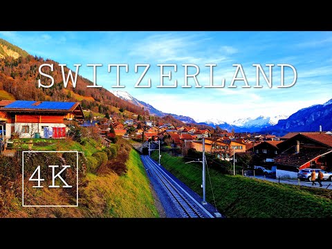 Brienz Switzerland🇨🇭 (4K) Brienzersee in Switzerland, Interlaken Bern Schweiz.
