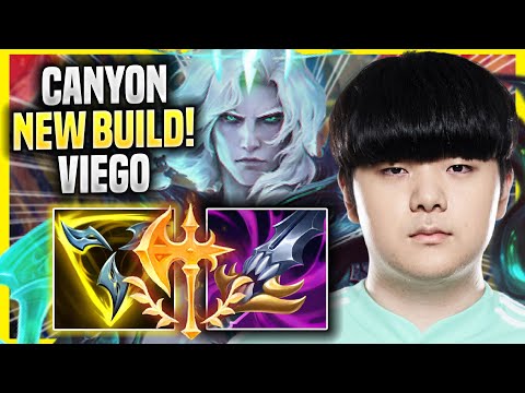 CANYON TRIES VIEGO WITH NEW BUILD! - DK Canyon Plays Viego JUNGLE vs Nidalee! | Season 2022