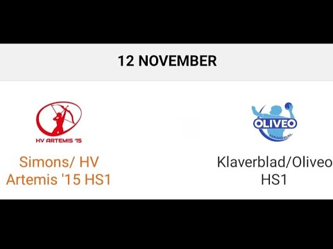 Simons/ HV Artemis '15 HS1 - Oliveo HS1 1e helft
