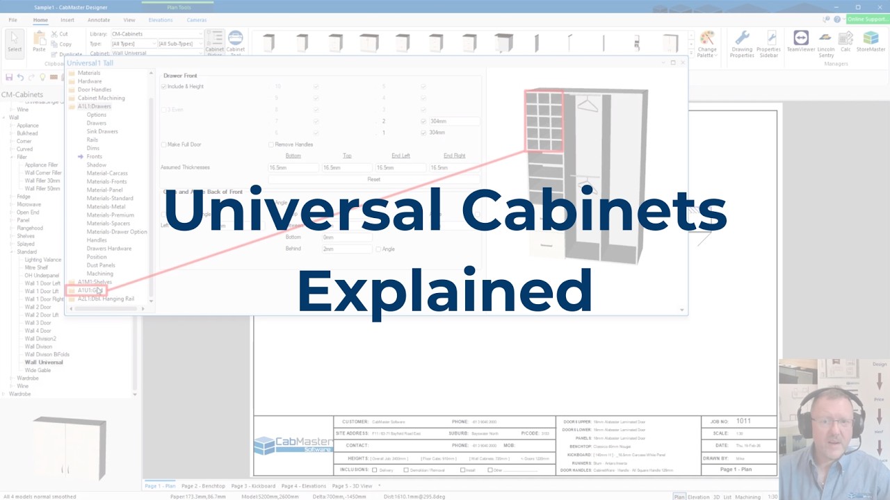 A Minute with Mike: Universal Cabinets Explained