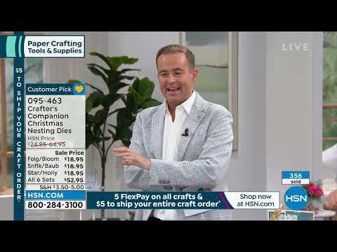 Crafter's Companion Christmas Snowflakes and Baubles Nes...