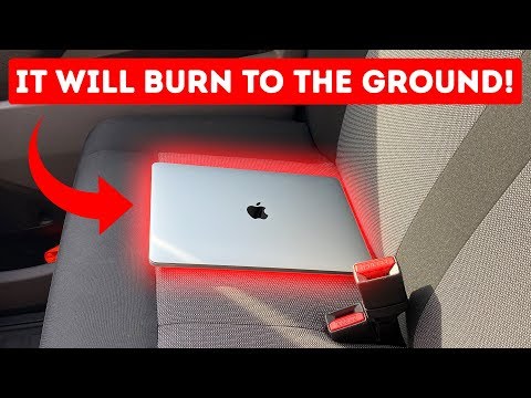 車の中にノートパソコンを放置しないでください、これは起こるかもしれません (Don't Leave a Laptop in a Car, This Might Happen)