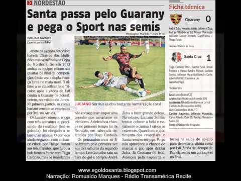 [Áudio] 26/02/2014 - Guarany/CE 0x1 Santa Cruz - Copa do Nordeste - Romualdo Marques