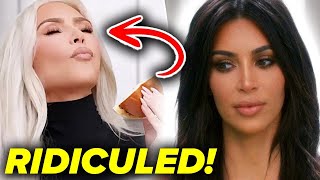 Kim Kardashian Slammed For Fake Chewing in Ad!