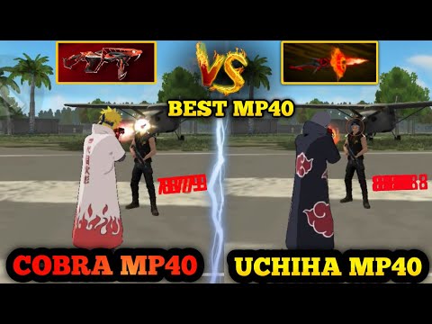 COBRA MP40 VS UCHIHA MP40 🔥 FREEFIRE BEST MP40 GUN SKIN 🥵 BEST MP40 GUN SKIN FREEFIRE 