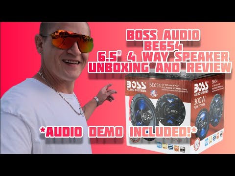 Boss Audio BE654 6.5" 4 Way Speaker Unboxing and Review! 📦 *Audio Demo Incuded!* 🔊 #review #unboxing