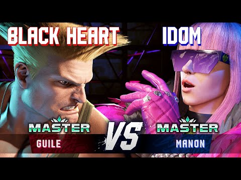 SF6 ▰ BLACK HEART (Guile) vs IDOM (Manon) ▰ Ranked Matches ▰ High Level Gameplay