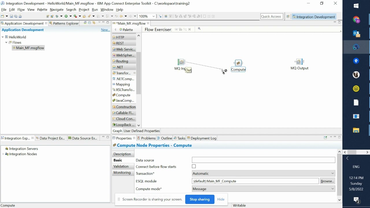 IBM App Connect (IIB/ACE) Hello World