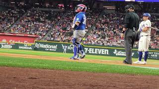 Texas Rangers Alejandro Osuna 1st MLB hit 5/26/25 vs Toronto Blue Jays