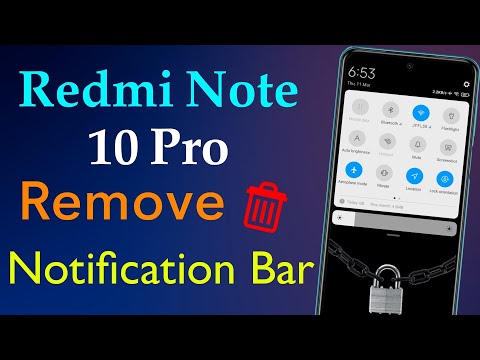 How to Remove Notification Bar From Lock Screen in Redmi Note 10 Pro