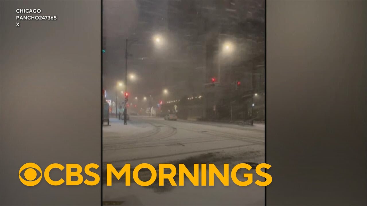 Winter weather slams Midwest, bringing heavy snow to Chicago