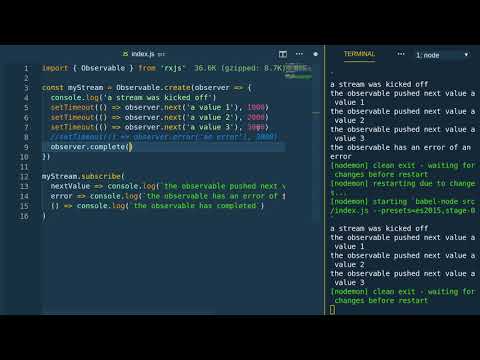 Async Javascript - Part 2, RXJS Observables vs Promises