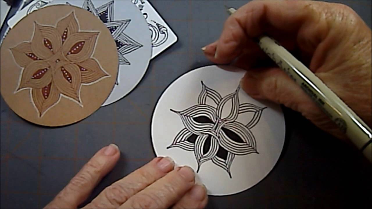 AuraKnot Tangle Pattern Lesson #95