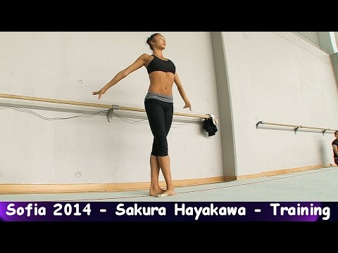 Sakura Hayakawa - Training World-Cup Sofia 2014
