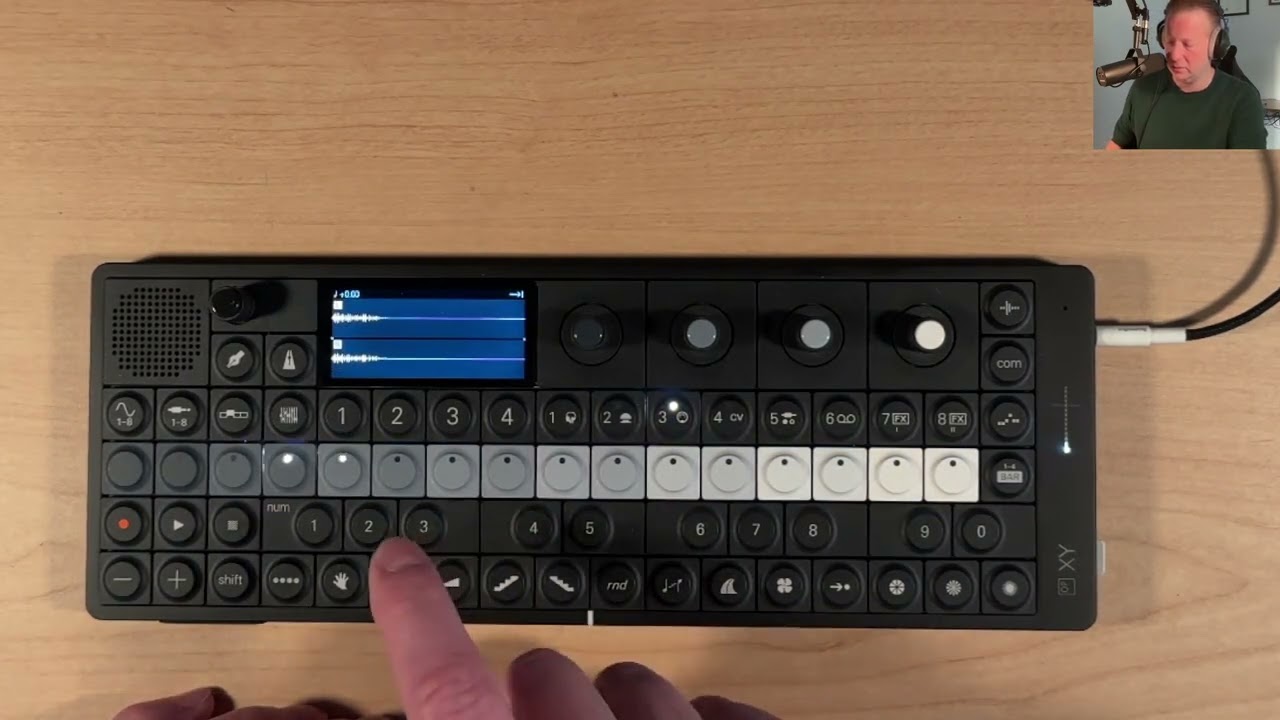 OP-XY - Brain Drum Track Pattern Flip