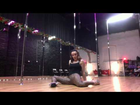Attitude to Attitude (Floorwork transition) - A Pole Dance Tutorial by Irish Pole Dance Academy