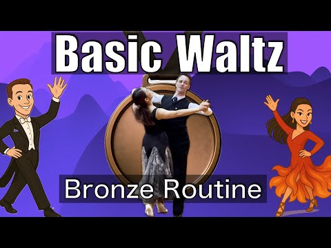 Bronze Waltz Figures – Just the Steps Tutorial | ブロンズワルツ｜ステップだけ練習動画 | Matthew & Maya Day