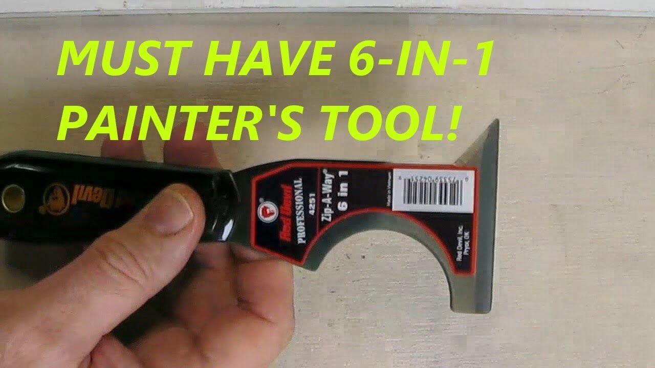 Watch video BEST Painter's Tool RED DEVIL 4251 6-in-1 Tool REVIEW Now BEST Painter's Tool RED DEVIL 4251 6-in-1 Tool REVIEW