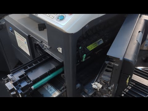 Konica Minolta 450i Model 45 Copy Per Minute Speed  Black and White - Mono Xerox Machine