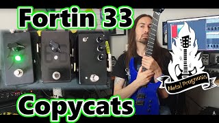 Video thumbnail for Fortin 33 Clones and Heavily inspired pedals comparison. by Metal Prognosis