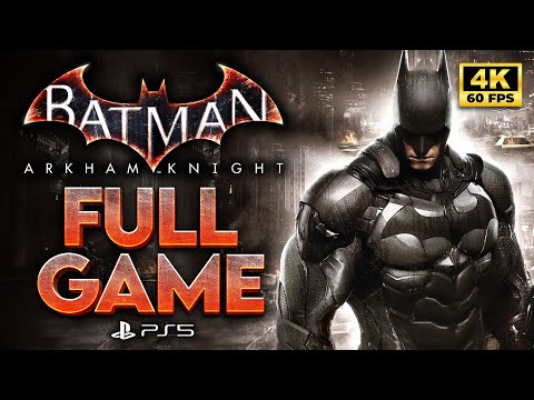 BATMAN ARKHAM KNIGHT - FULL GAME Walkthrough PART 1 | PS5 Gameplay (4K 60FPS)