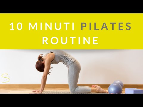 10 minuti Pilates Routine
