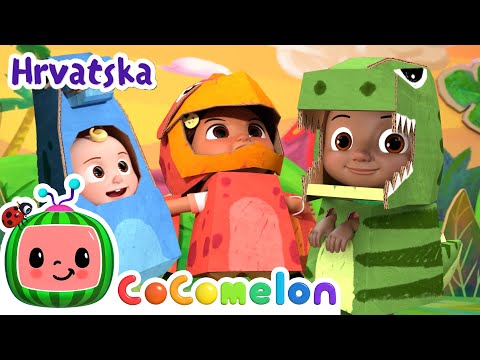 Pjesma o dinosaurima | CoComelon Hrvatska | Crtaći filmovi i dječje pjesme na hrvatskom