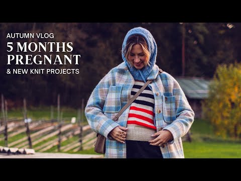 Autumn Vlog: Pregnancy Journey & New Cable Knit Project