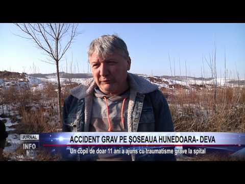 ACCIDENT GRAV PE ȘOSEAUA HUNEDOARA- DEVA