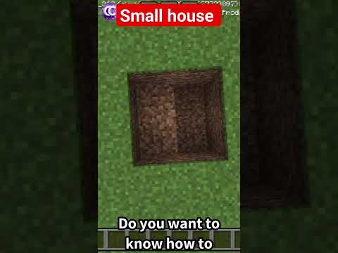 Smallest Minecraft House Tutorial
