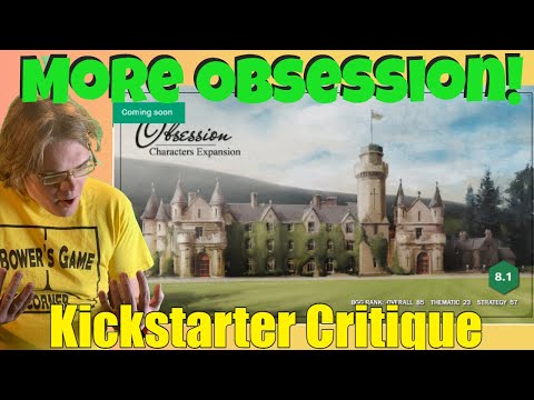 Obsession: Characters Expansion (with Metal Coins) - Kickstarter Critique Review