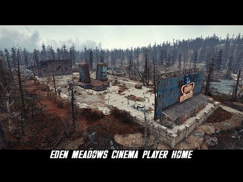 Fallout 4 Mods: Eden Meadows Cinema Player Home